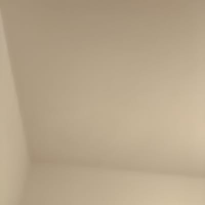 תקרת חדר עם קירות לבנים