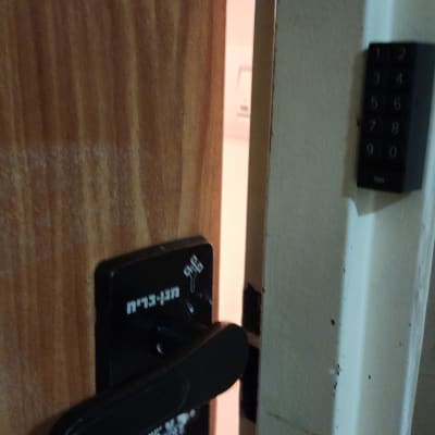 מנעול דלת עם לוח מקשים אלקטרוני