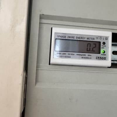 מונה חשמל חד פאזי עם תצוגה דיגיטלית