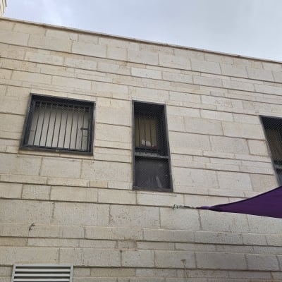 התקנת רשתות נגד יונים בחלונות ודוקרנים לאורך מעקה הגג