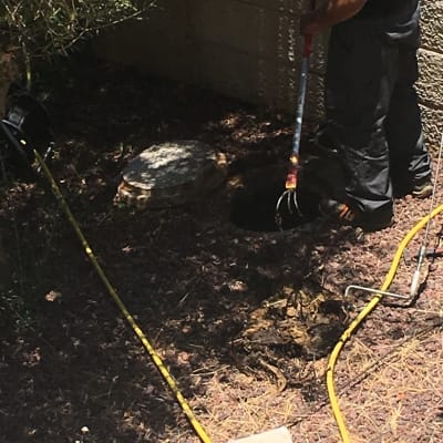 פינוי שורשים מתא ביוב