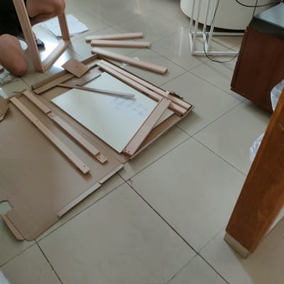 חלקי רהיטים מעץ להרכבה על רצפה