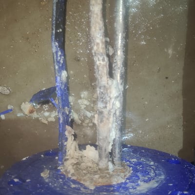 אבנית על גוף חימום של דוד שמש