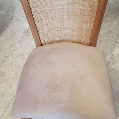 ריפוד כיסא בצבע בז