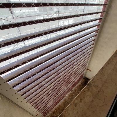 רשת למניעת כניסת יונים על חלון