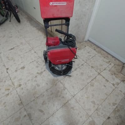 מכונת ניקוי צינורות רותנברגר עם כבל חשמלי