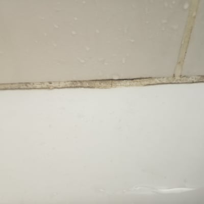 תמונה של קיר עם רטיבות ועובש