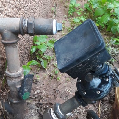 צינור מים עם ברז וברז כיבוי