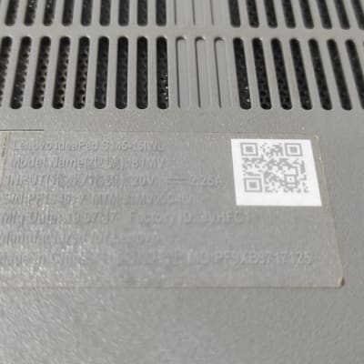 תווית מחשב נייד לנובו עם קוד QR