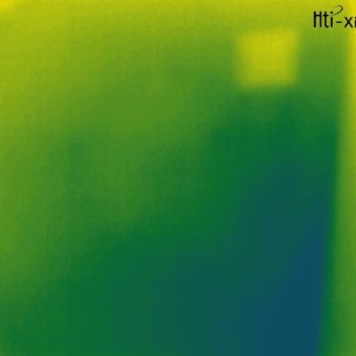 תמונה תרמית עם צבעים משתנים, לוגו Hti-Xintai