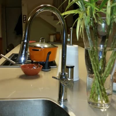 ברז מטבח נירוסטה עם כיור