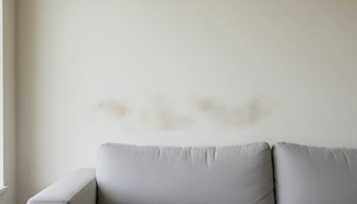 לכלוך על קיר צבוע בסיד לכלוך על קיר צבוע בסיד