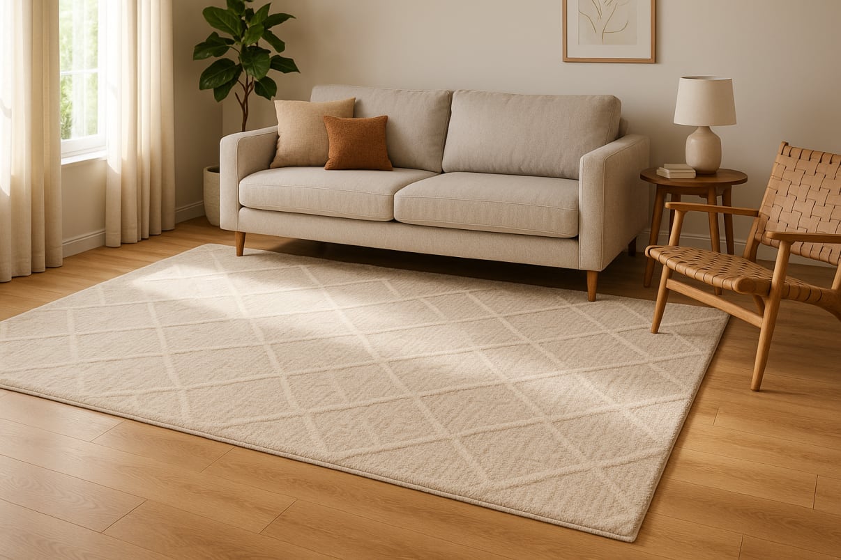 שטיח היטסט בסלון בית מודרני שטיח היטסט בסלון בית מודרני