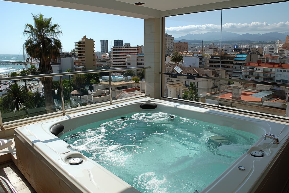 גקוזי במרפסת