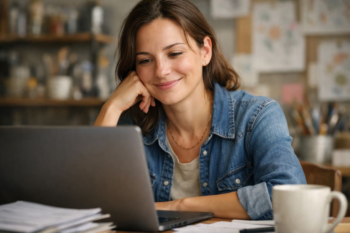 בעלת עסק מפיקה חשבונית