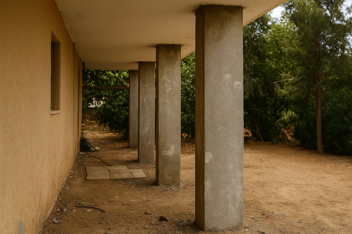 חיזוק עמודי בטון