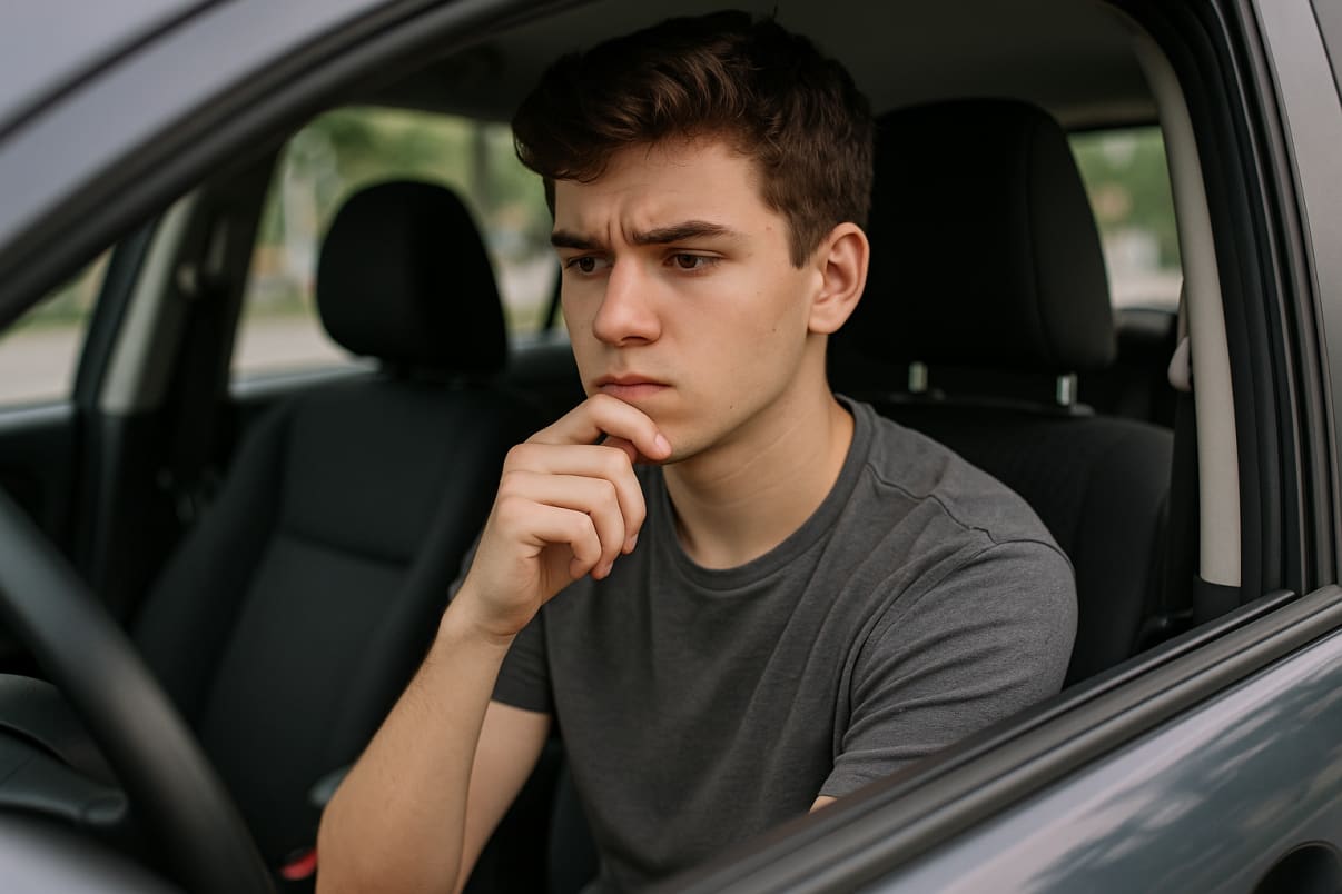 נהג חדש צעיר