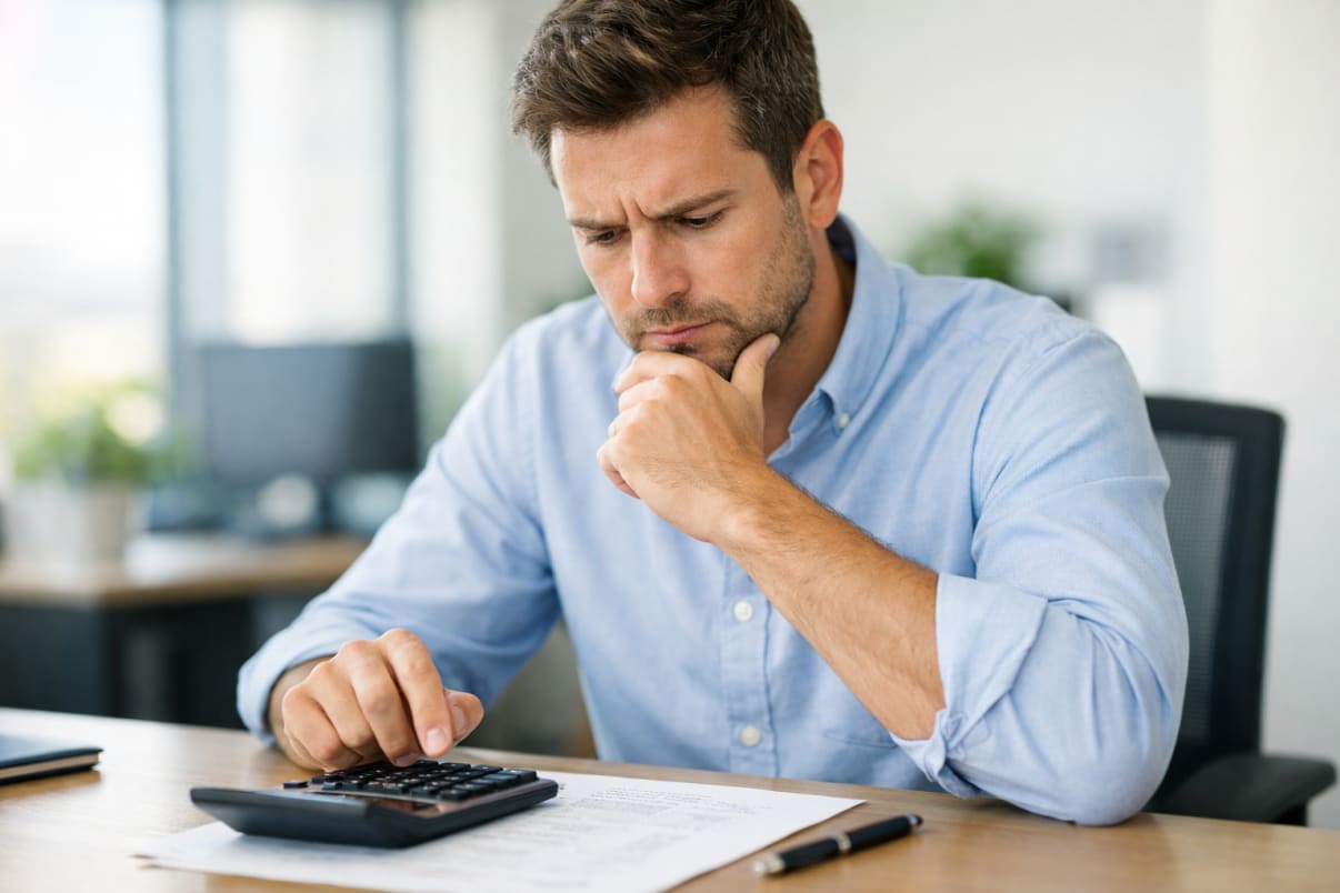 בודק את תלוש המשכורת