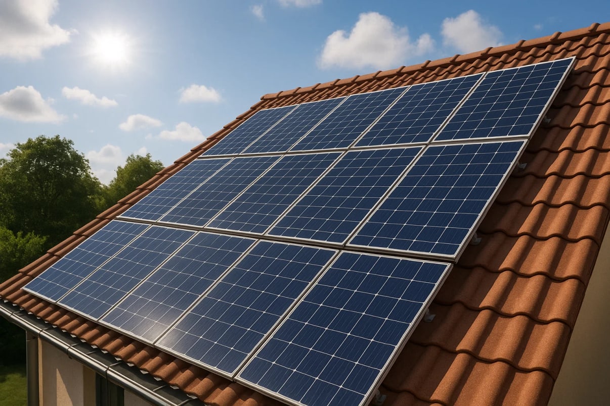 מערכת סולארית על הגג