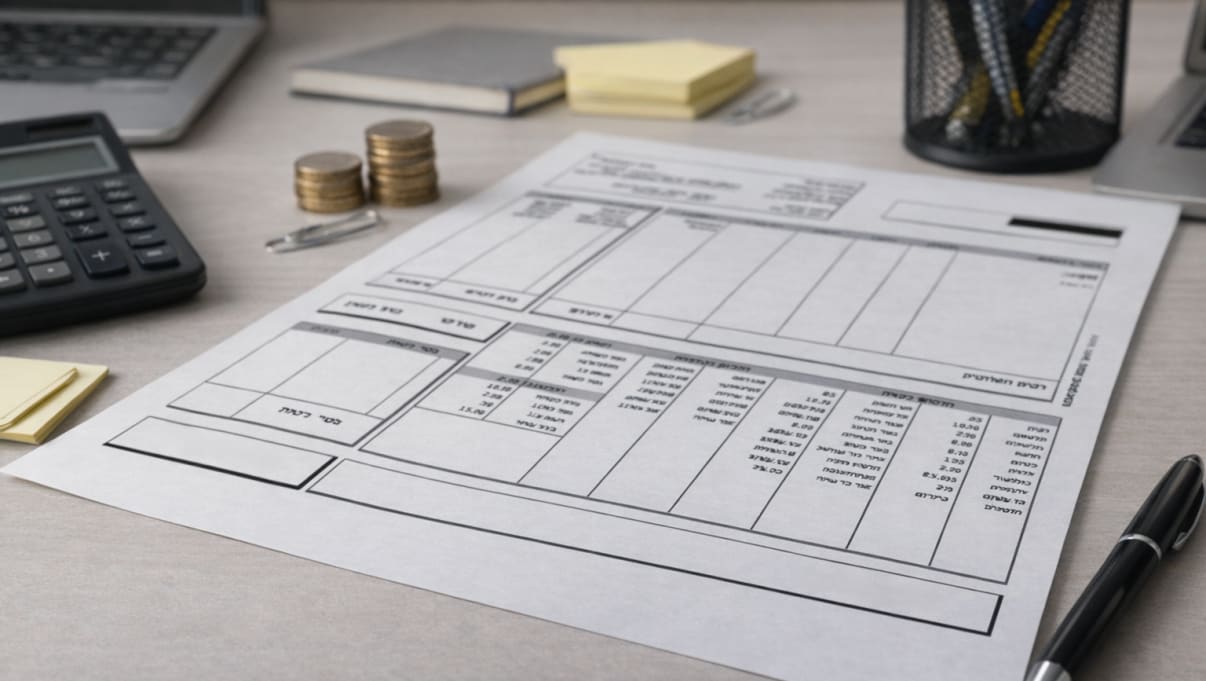 תלוש שכר תלוש שכר