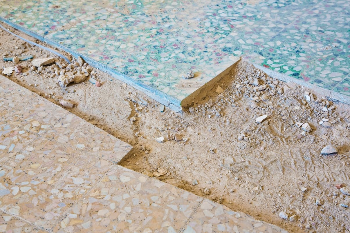 שבירת רצפות לייבוש תת רצפתי