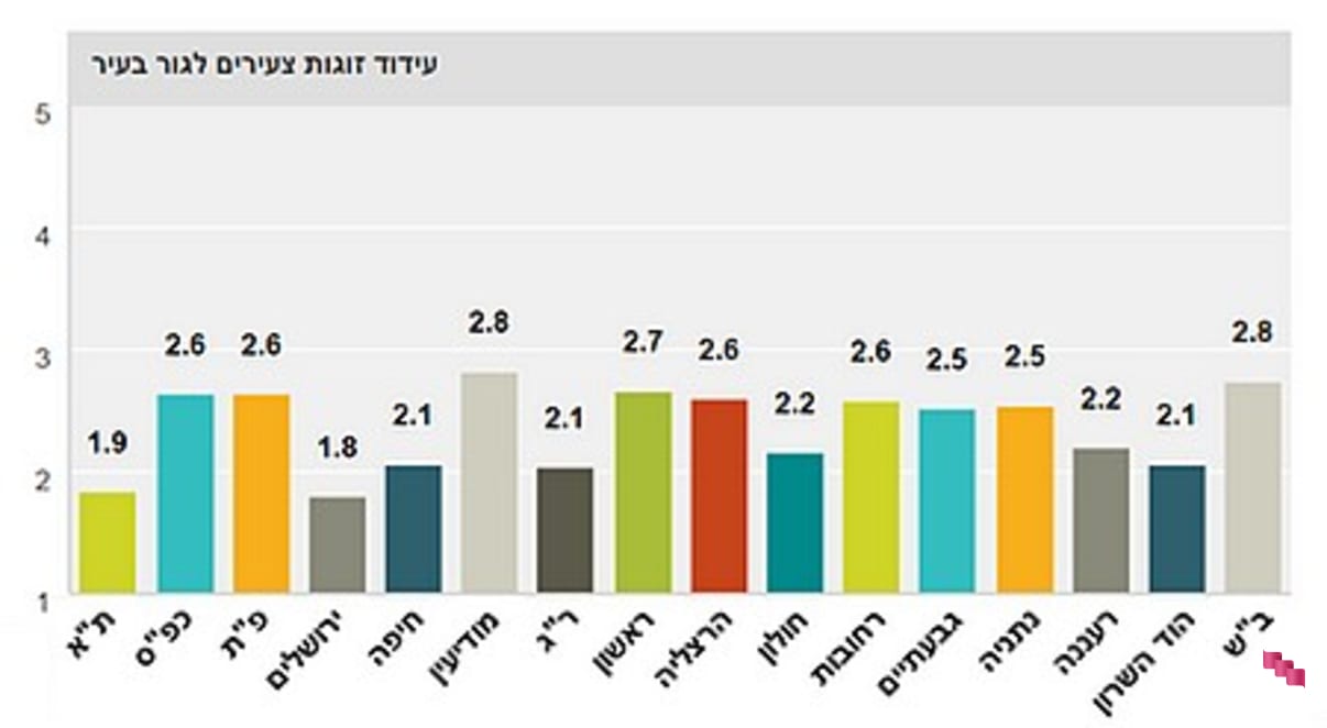 עידוד זוגות צעירים לגור בעיר  עידוד זוגות צעירים לגור בעיר