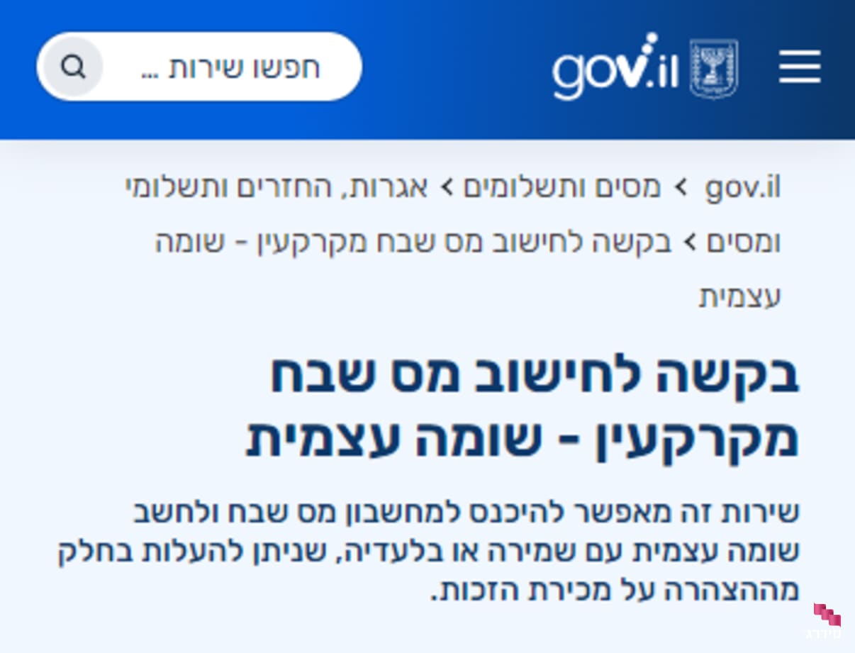 שומה עצמית שומה עצמית