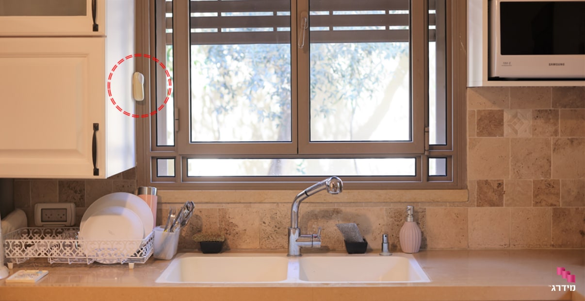 גלאי וילון במערכת אזעקה אלחוטית