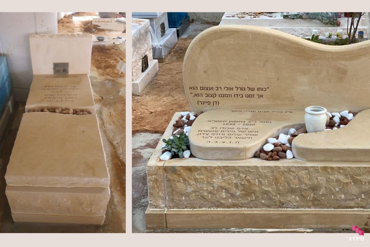 מצבות מכפלה מאבן גלילית מעובדת מצבות מכפלה מאבן גלילית מעובדת