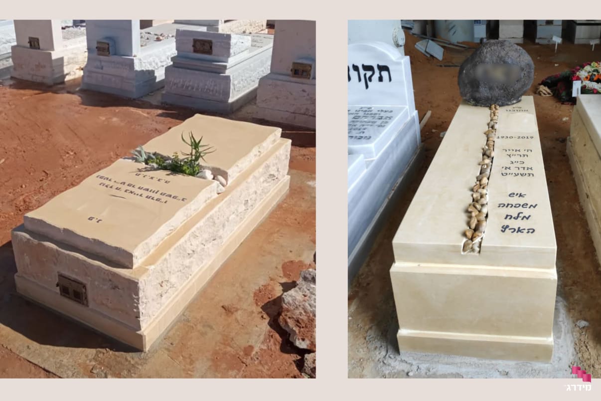 מצבות מכפלה מיוחדות מאבן גלילית מעובדת מצבות מכפלה מיוחדות מאבן גלילית מעובדת