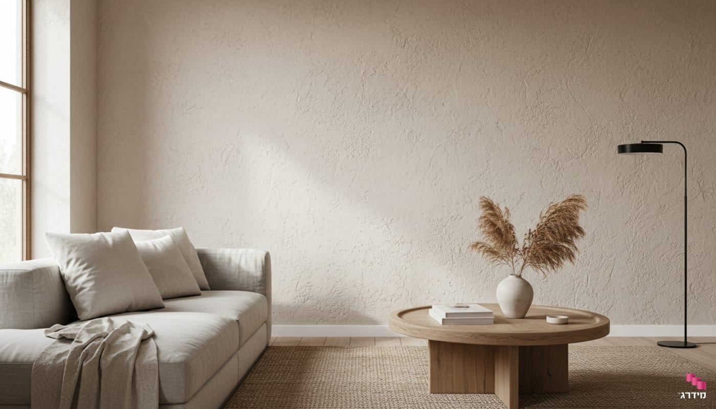 שליכט מינרלי בתוך הבית שליכט מינרלי בתוך הבית