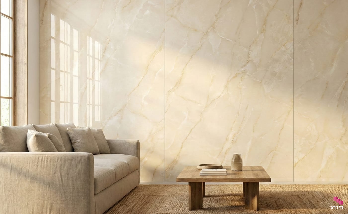 חיפוי קיר דמוי שיש