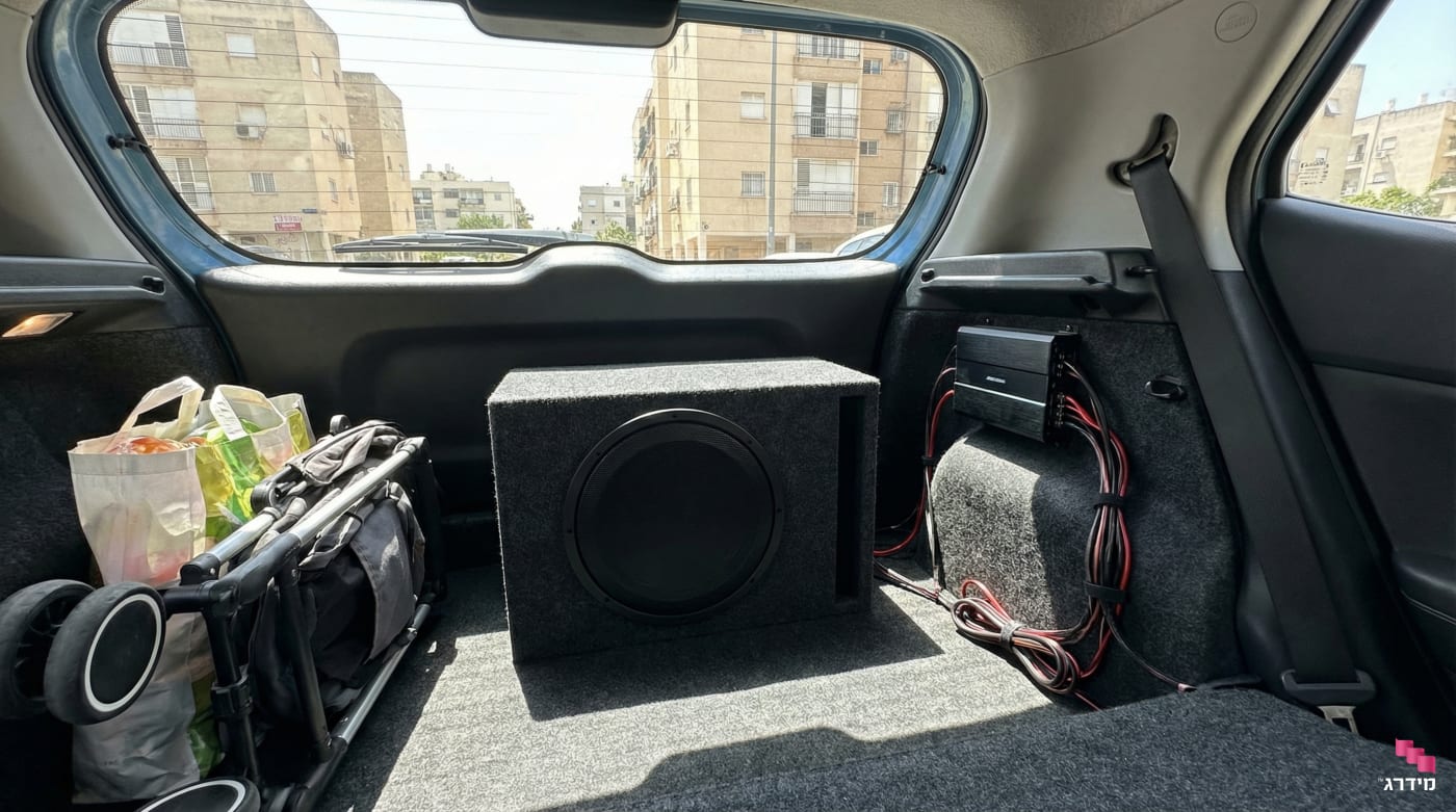 סאב וופר פאסיבי עם מגבר