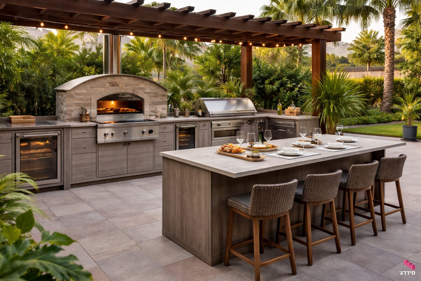 מטבח חוץ בהתאמה אישית 