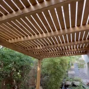 עבודות עץ לגינה