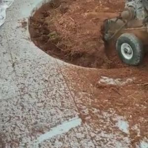 צילום מעבודת הכירסום ע"י איציק