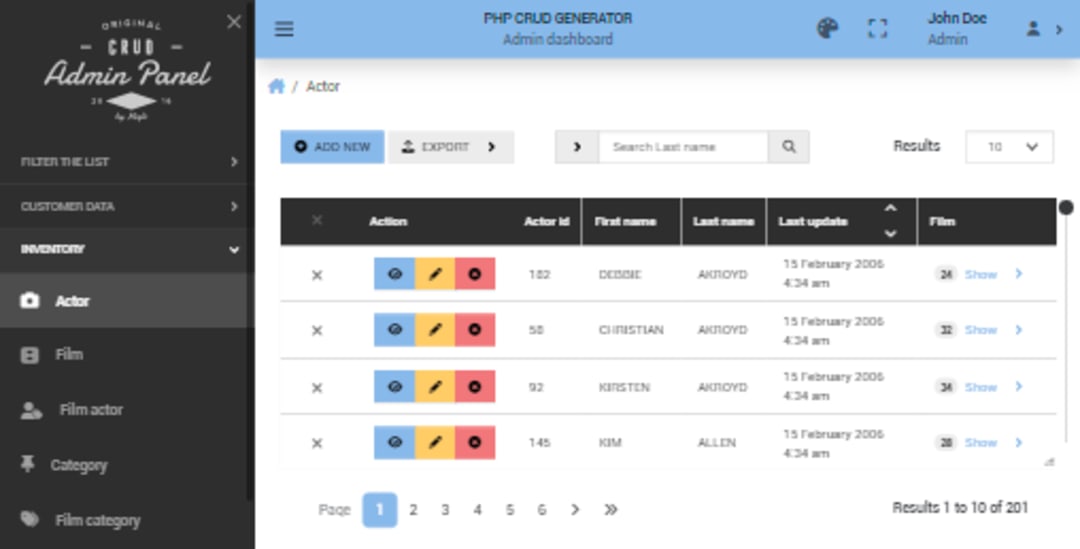 php generator for mysql professional license key