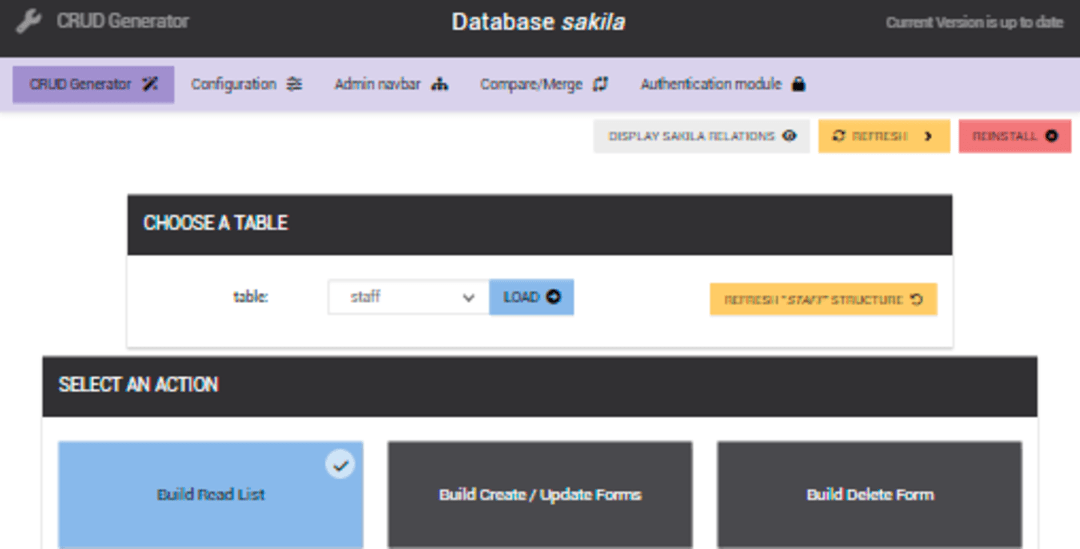 php generator for mysql freeware