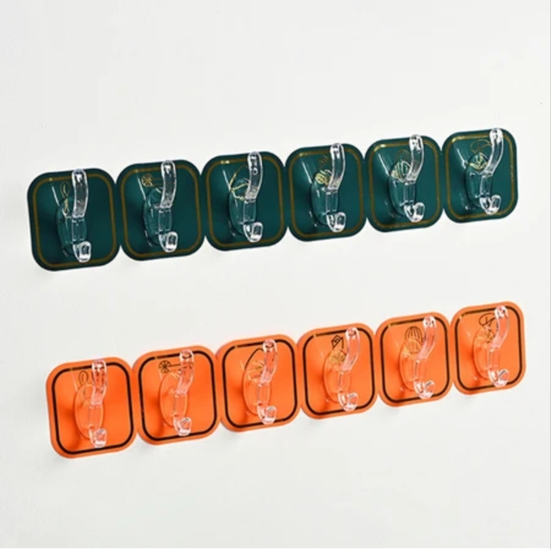 Six Row Plastic Hook (১ পাতা)
