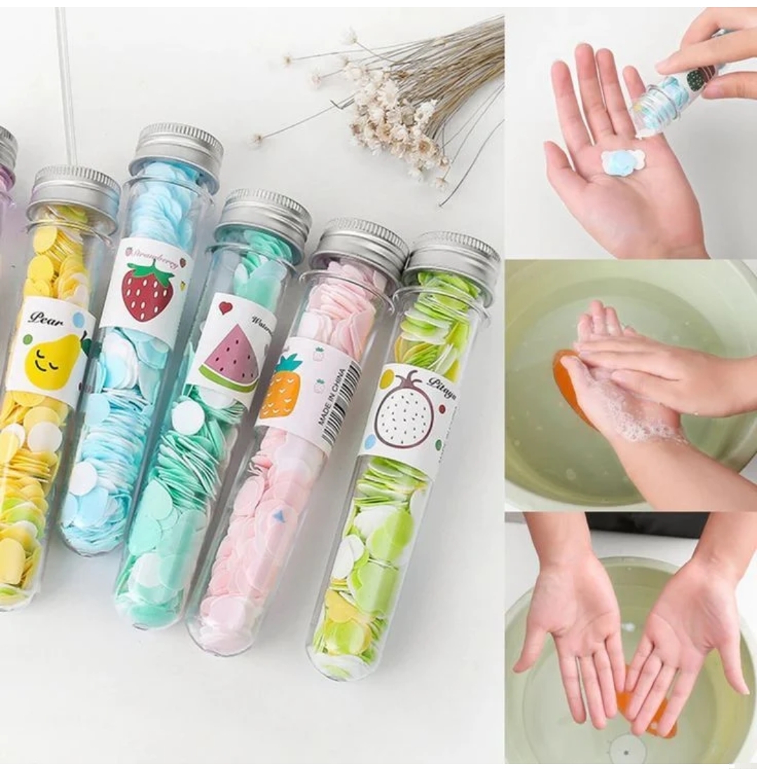 Travel Paper Soap Tube