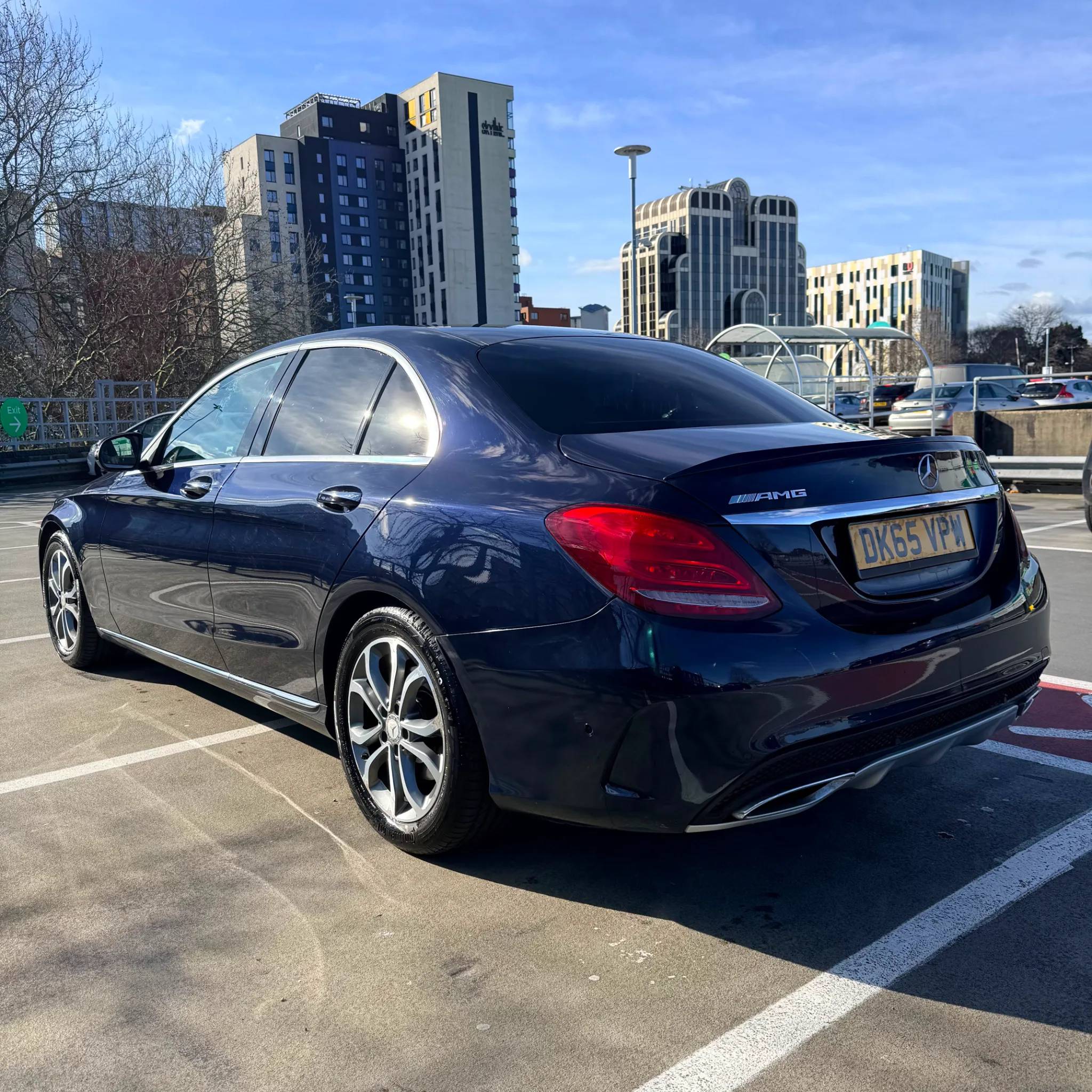 MERCEDES-BENZ C 2015 - rear-left photo 3