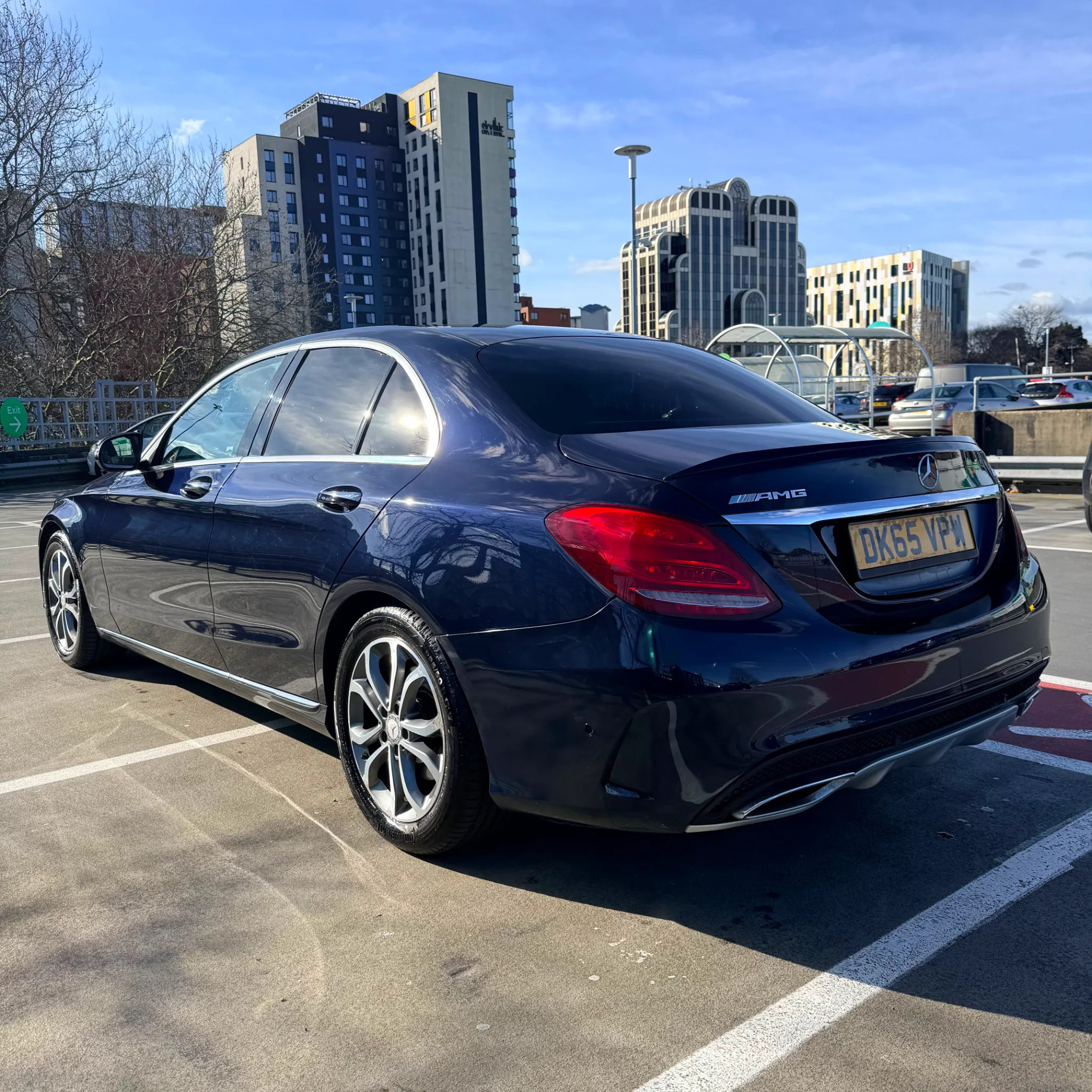 MERCEDES-BENZ C 2015 - rear-left photo 3