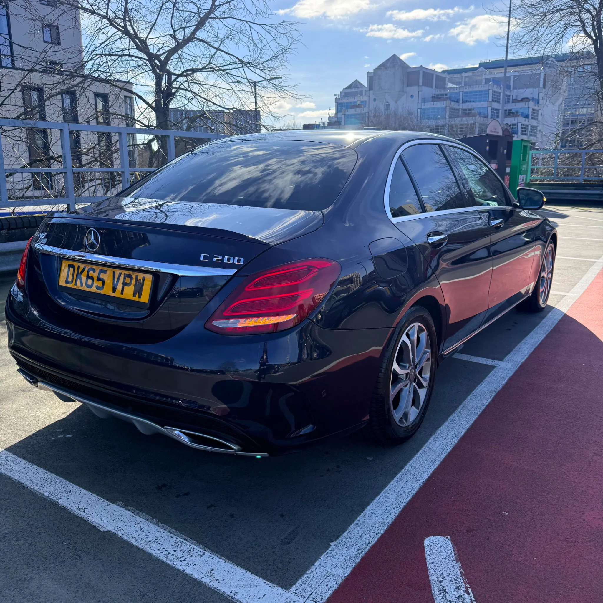 MERCEDES-BENZ C 2015 - rear-left photo 4