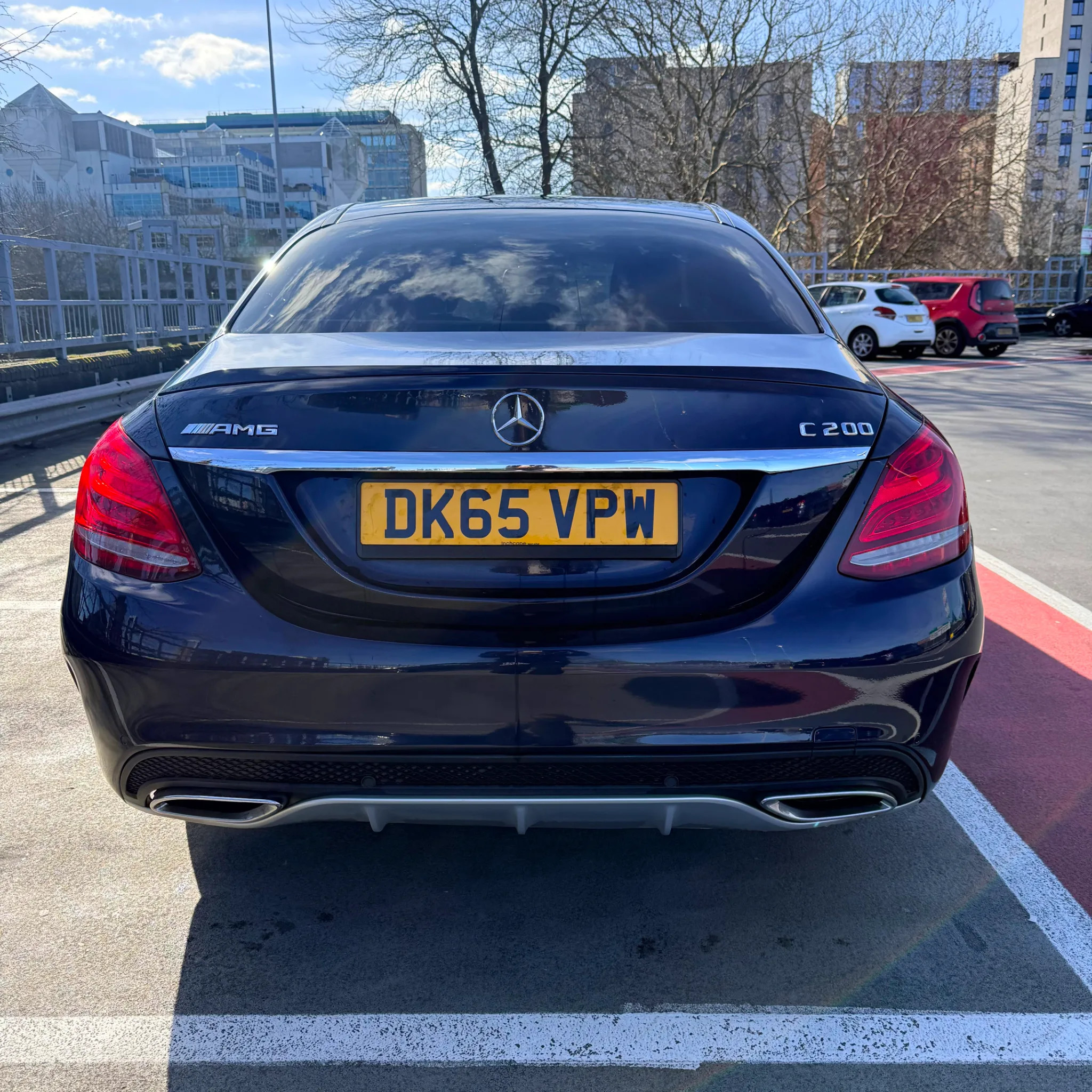 MERCEDES-BENZ C 2015 - rear-right photo 5