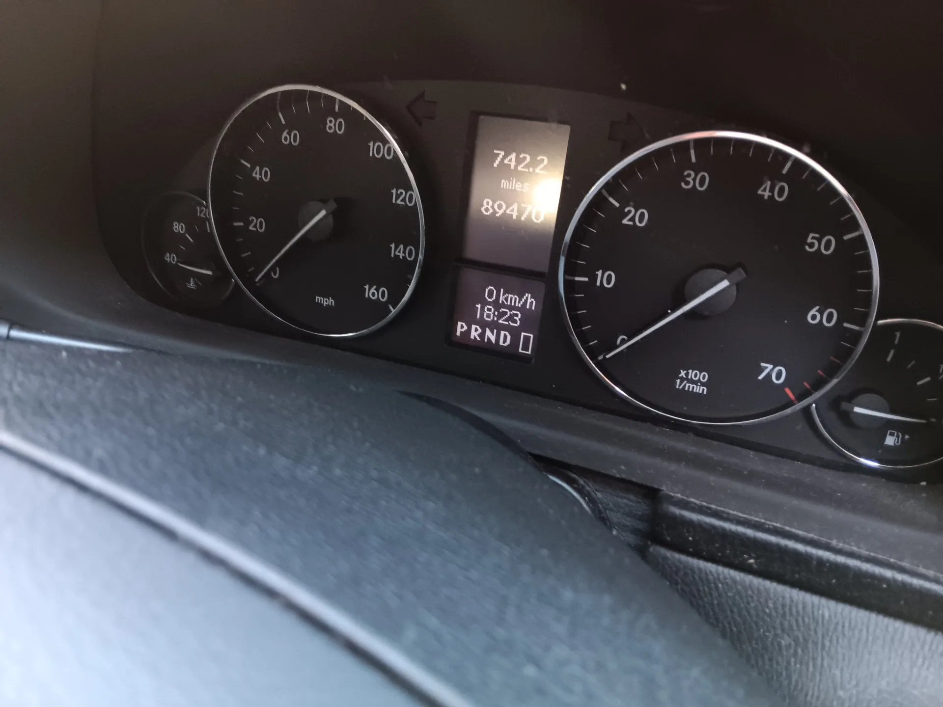 MERCEDES C 2006 - dashboard photo 5