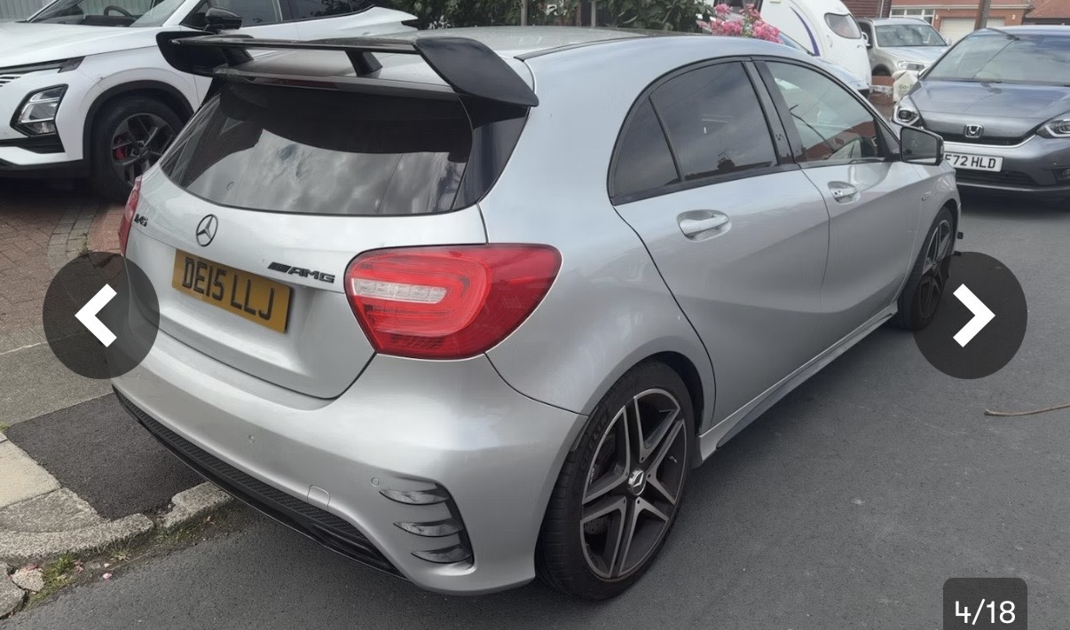 MERCEDES-BENZ A-CLASS 2015 - rear-right photo 4
