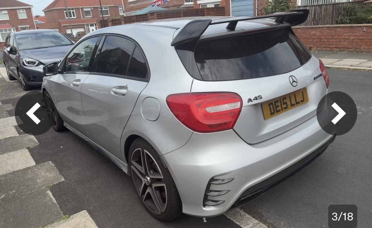 MERCEDES-BENZ A-CLASS 2015 - rear-right photo 3