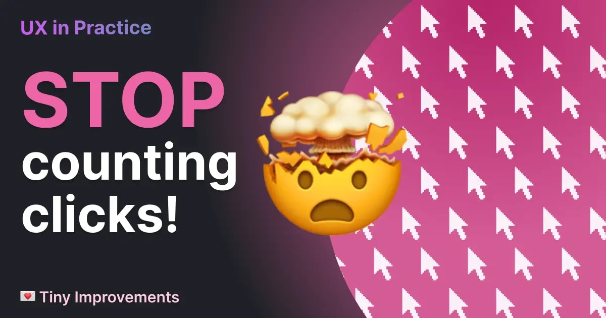 Stop Counting Clicks