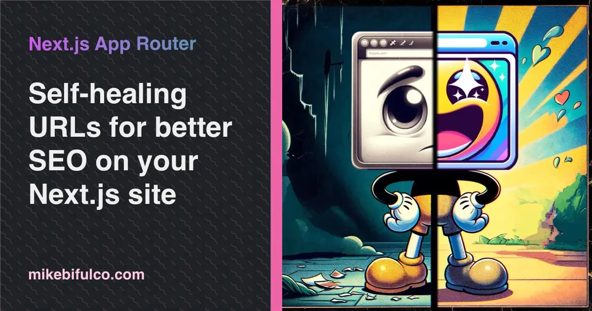 How to set up self-healing URLs in Next.js for better SEO