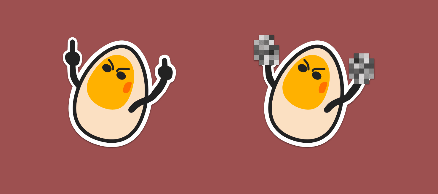 egg sticker